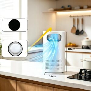 Small desktop air purifier