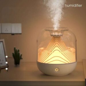 Humidifier with an LED light