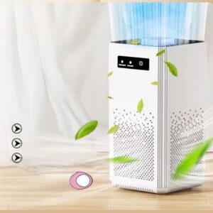 Portable air purifier with HEPA filter